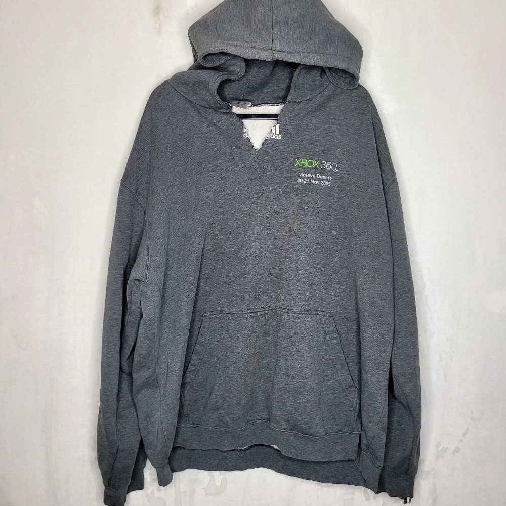 Vintage Adidas Xbox 360 Zero Hour Distressed Hoodie Size 2XL